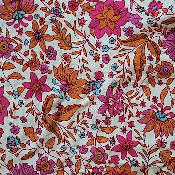 NATURAL LIFE Pink, Orange and White Floral Women's Size SMALL Dress - Picture 5 of 7